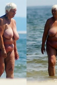 elder & granny on the beach oh yeahhh!!!