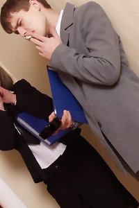 a female takes an climax after receiving a stud's prick